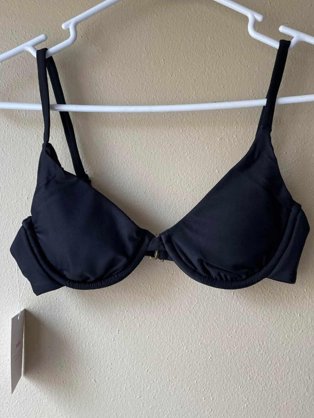 Andie Swim the Sicily Top Black Womens Size XS